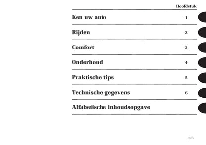 1998-1999 Renault Trafic Gebruikershandleiding | Nederlands