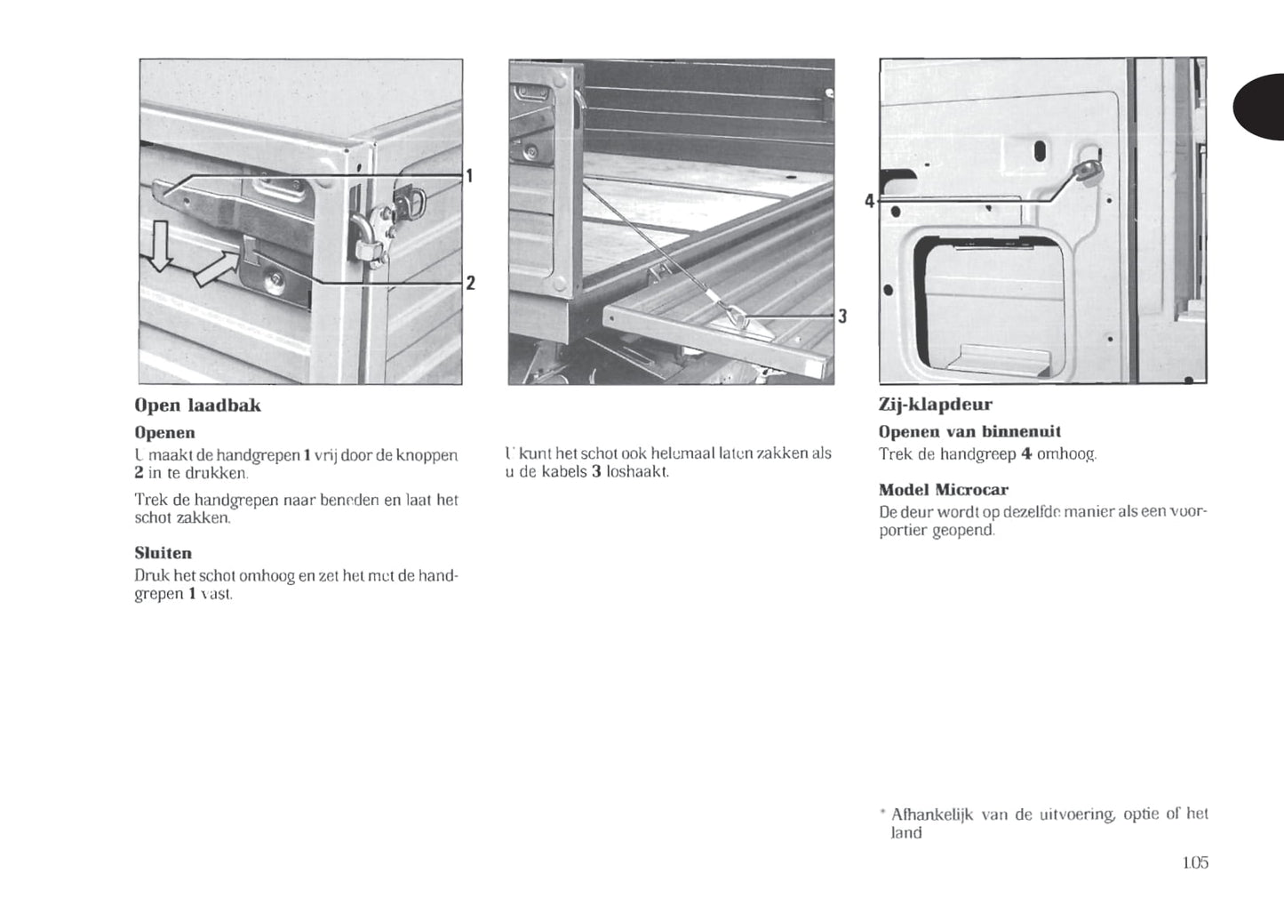 1998-1999 Renault Trafic Gebruikershandleiding | Nederlands