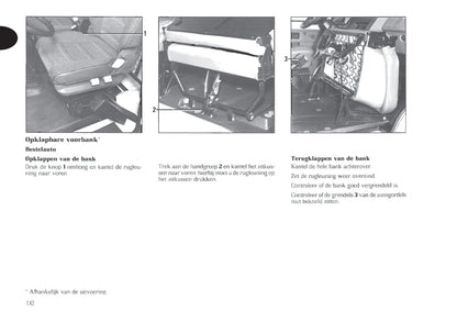 1998-1999 Renault Trafic Gebruikershandleiding | Nederlands