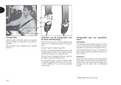 1998-1999 Renault Trafic Gebruikershandleiding | Nederlands