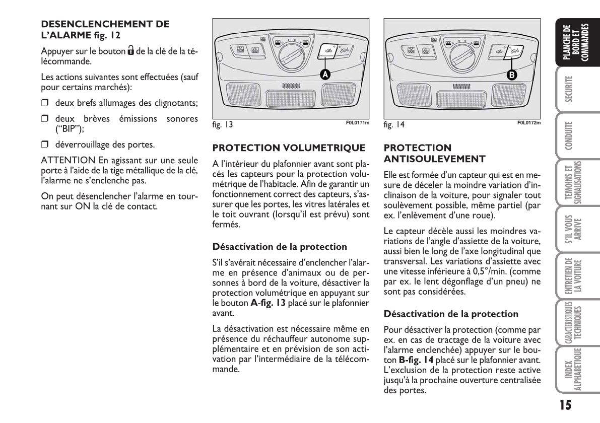 2007-2008 Fiat Croma Owner's Manual | French