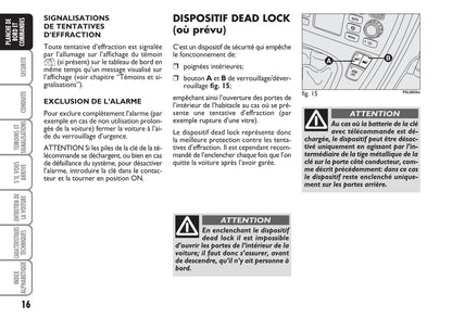 2007-2008 Fiat Croma Owner's Manual | French