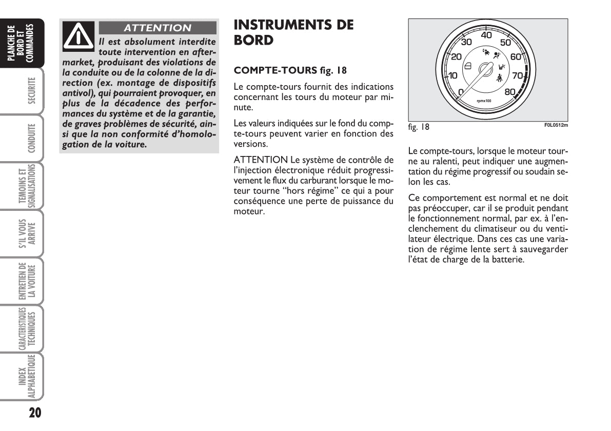 2007-2008 Fiat Croma Owner's Manual | French