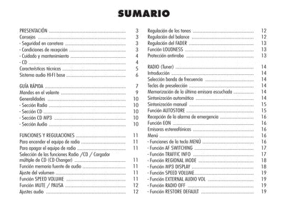 Alfa Romeo Autorradio Instrucciones 2007 - 2009