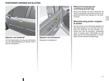 2008-2013 Renault Modus/Grand Modus Manuel du propriétaire | Néerlandais