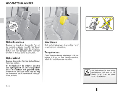 2008-2013 Renault Modus/Grand Modus Manuel du propriétaire | Néerlandais