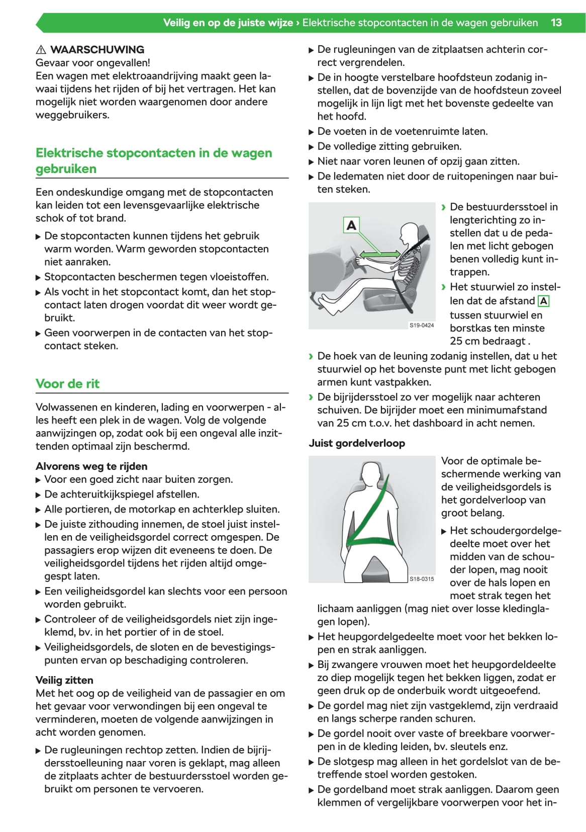 2019-2020 Skoda Citigo-e iV Owner's Manual | Dutch