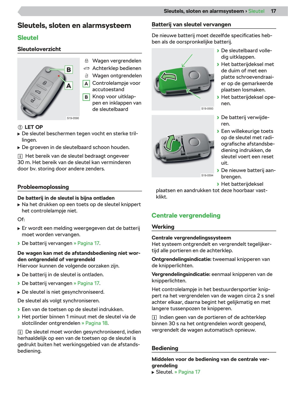 2019-2020 Skoda Citigo-e iV Owner's Manual | Dutch