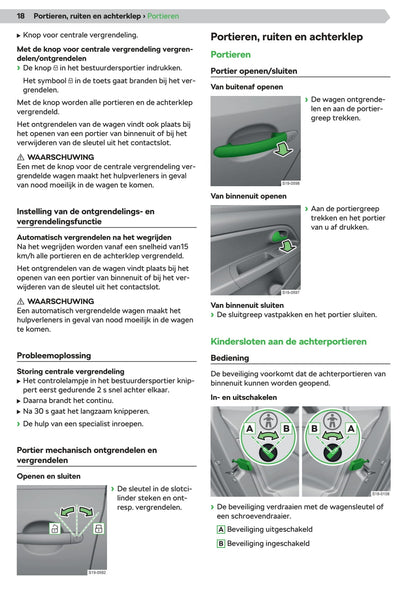 2019-2020 Skoda Citigo-e iV Owner's Manual | Dutch