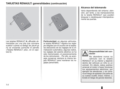 2009-2010 Renault Vel Satis Owner's Manual | Spanish