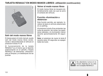 2009-2010 Renault Vel Satis Owner's Manual | Spanish