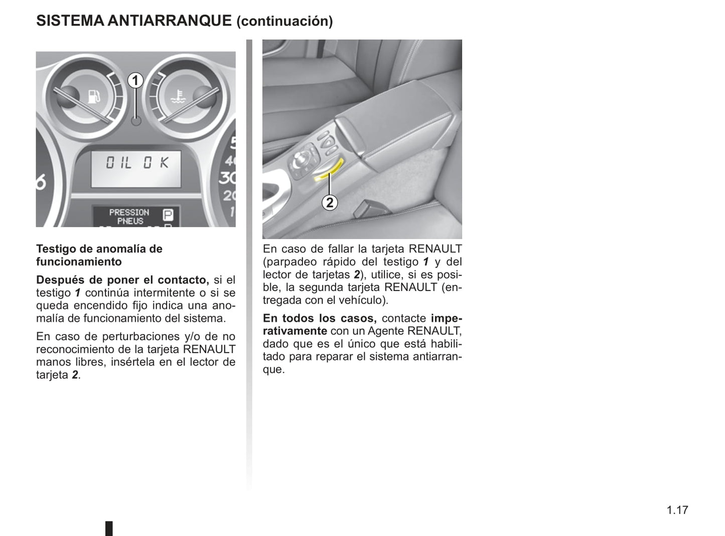 2009-2010 Renault Vel Satis Owner's Manual | Spanish