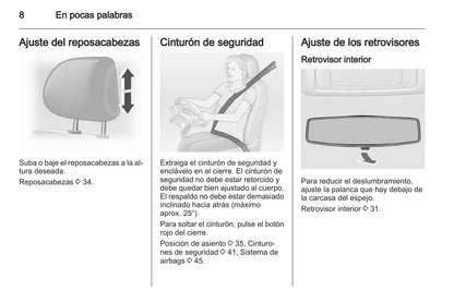 2013-2014 Opel Vivaro Owner's Manual | Spanish