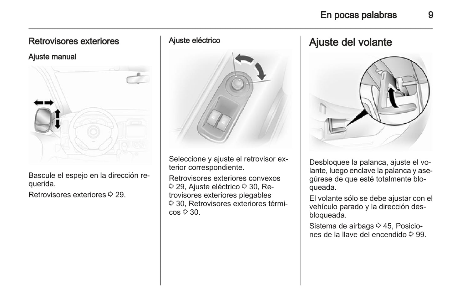 2013-2014 Opel Vivaro Owner's Manual | Spanish