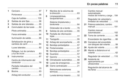 2013-2014 Opel Vivaro Owner's Manual | Spanish