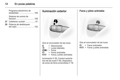 2013-2014 Opel Vivaro Owner's Manual | Spanish