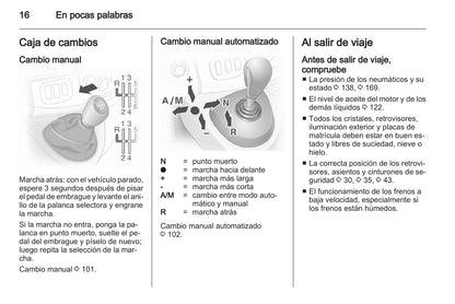 2013-2014 Opel Vivaro Owner's Manual | Spanish