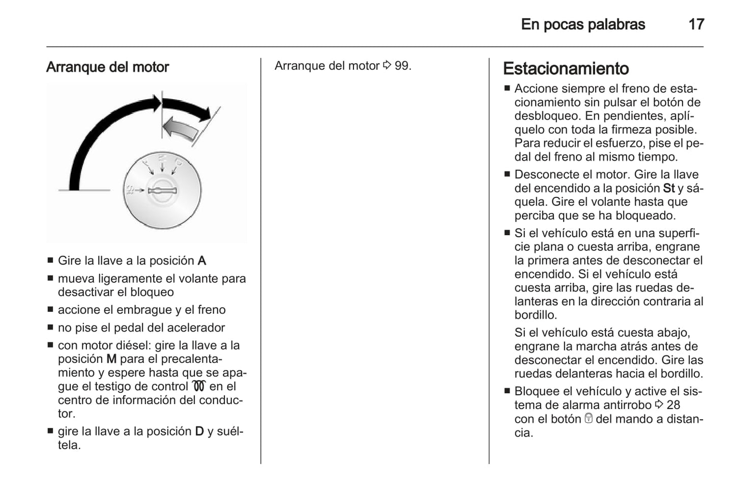 2013-2014 Opel Vivaro Owner's Manual | Spanish