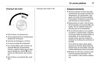 2013-2014 Opel Vivaro Owner's Manual | Spanish