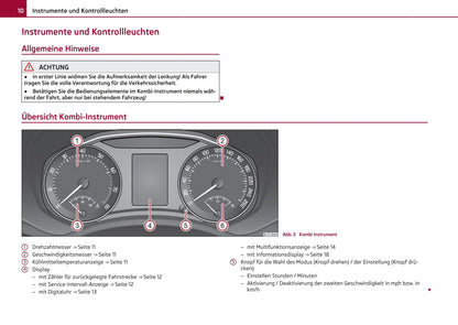 2011-2012 Skoda Octavia Owner's Manual | German