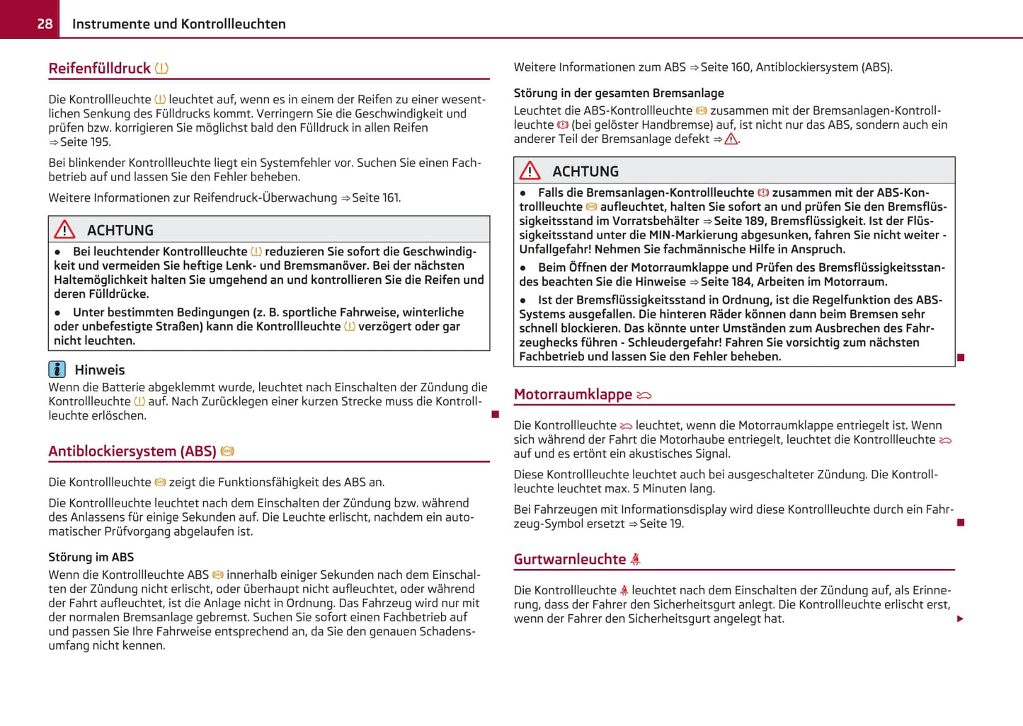 2011-2012 Skoda Octavia Owner's Manual | German