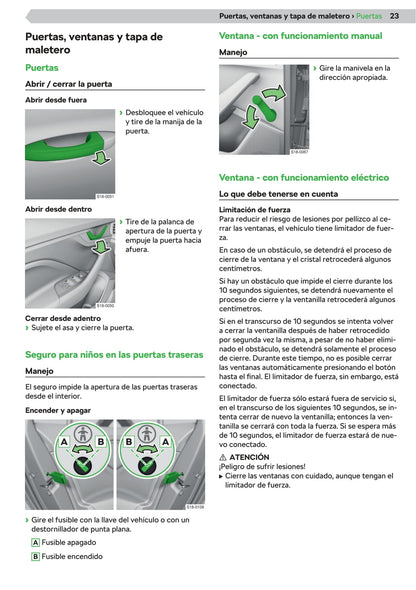 2019-2020 Skoda Scala Owner's Manual | Spanish