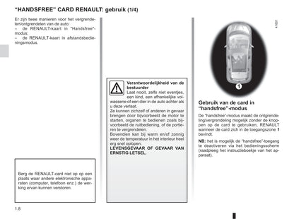 2016-2020 Renault Scenic Manuel du propriétaire | Néerlandais