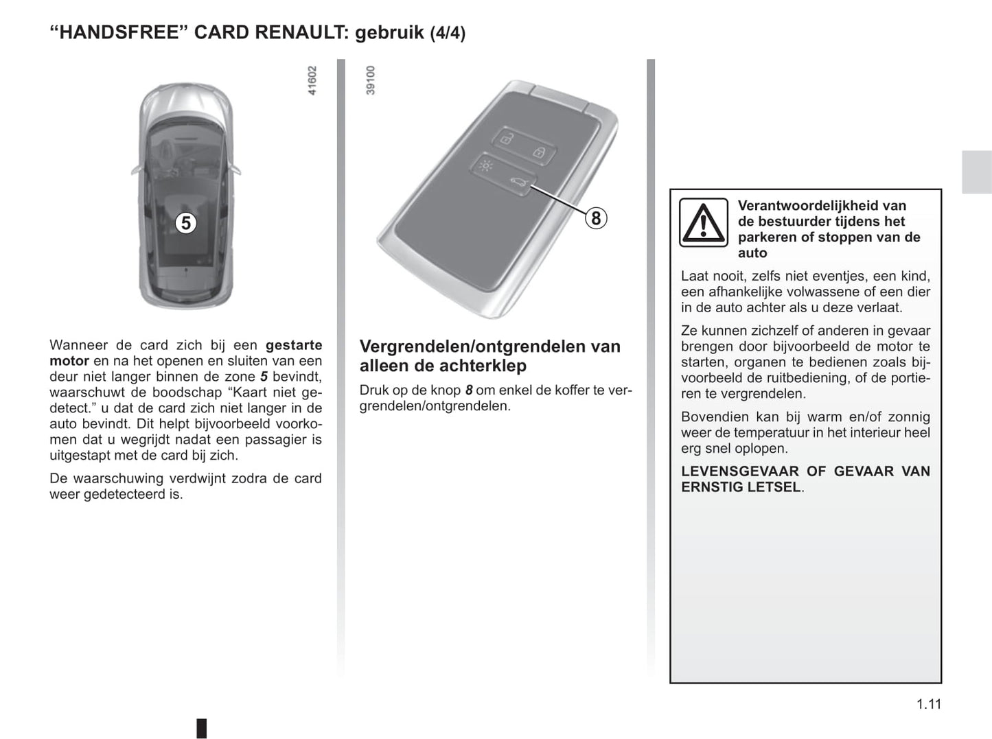 2016-2020 Renault Scenic Manuel du propriétaire | Néerlandais