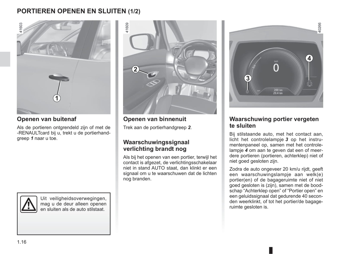 2016-2020 Renault Scenic Manuel du propriétaire | Néerlandais