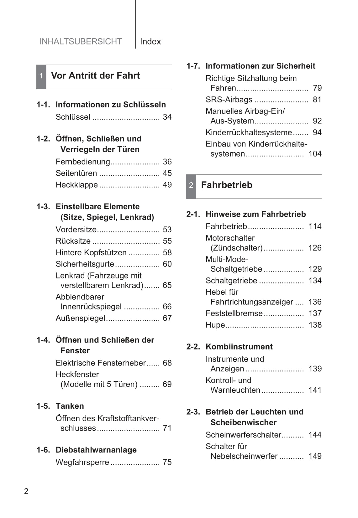 2013-2014 Toyota Aygo Gebruikershandleiding | Duits