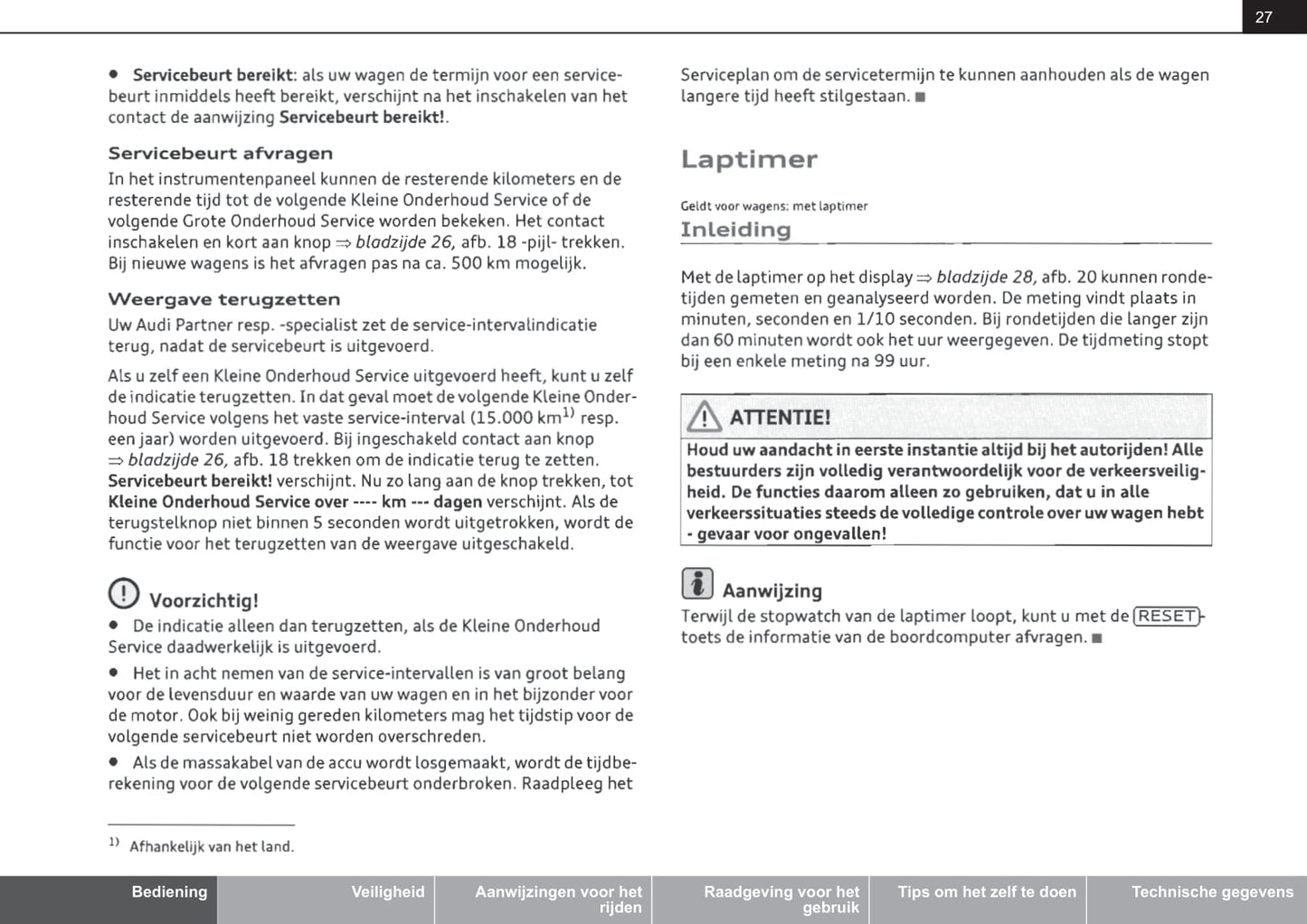 2008-2014 Audi TT Manuel du propriétaire | Néerlandais