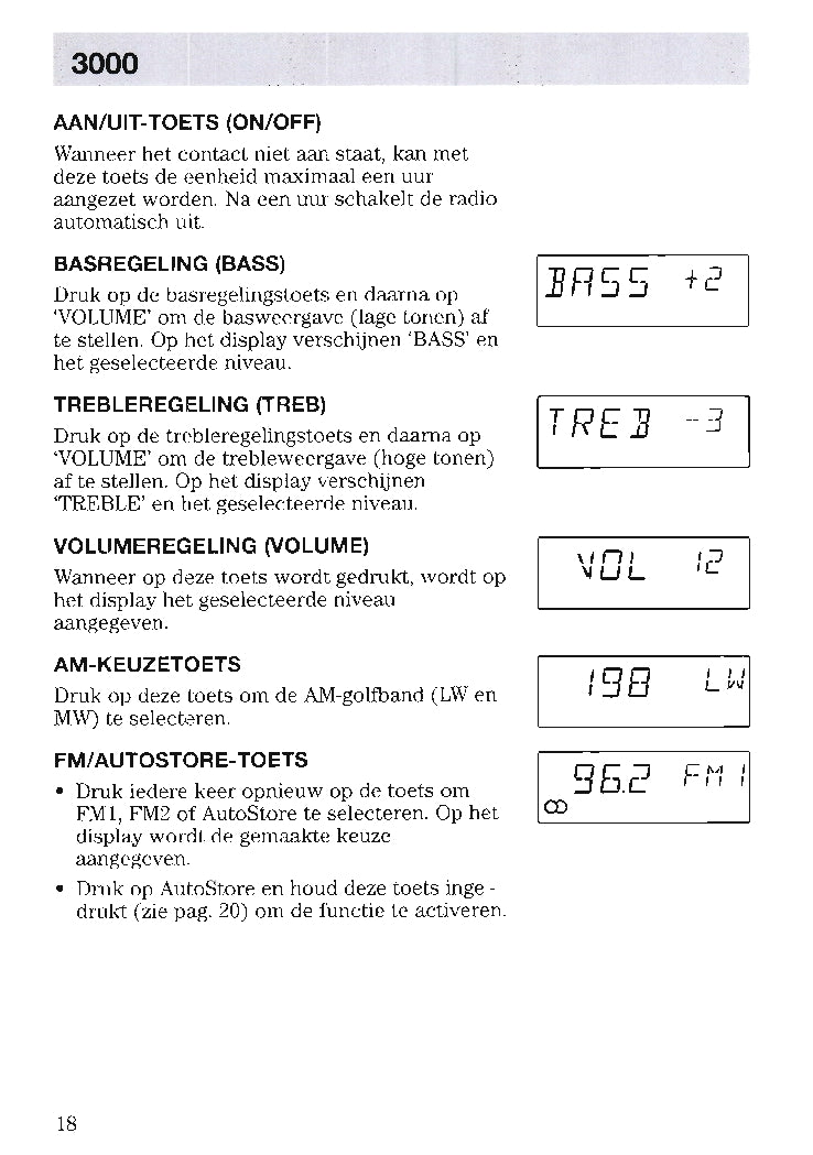 Ford Audio Handleiding 1996