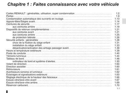 2013-2016 Renault Koleos Manuel du propriétaire | Français