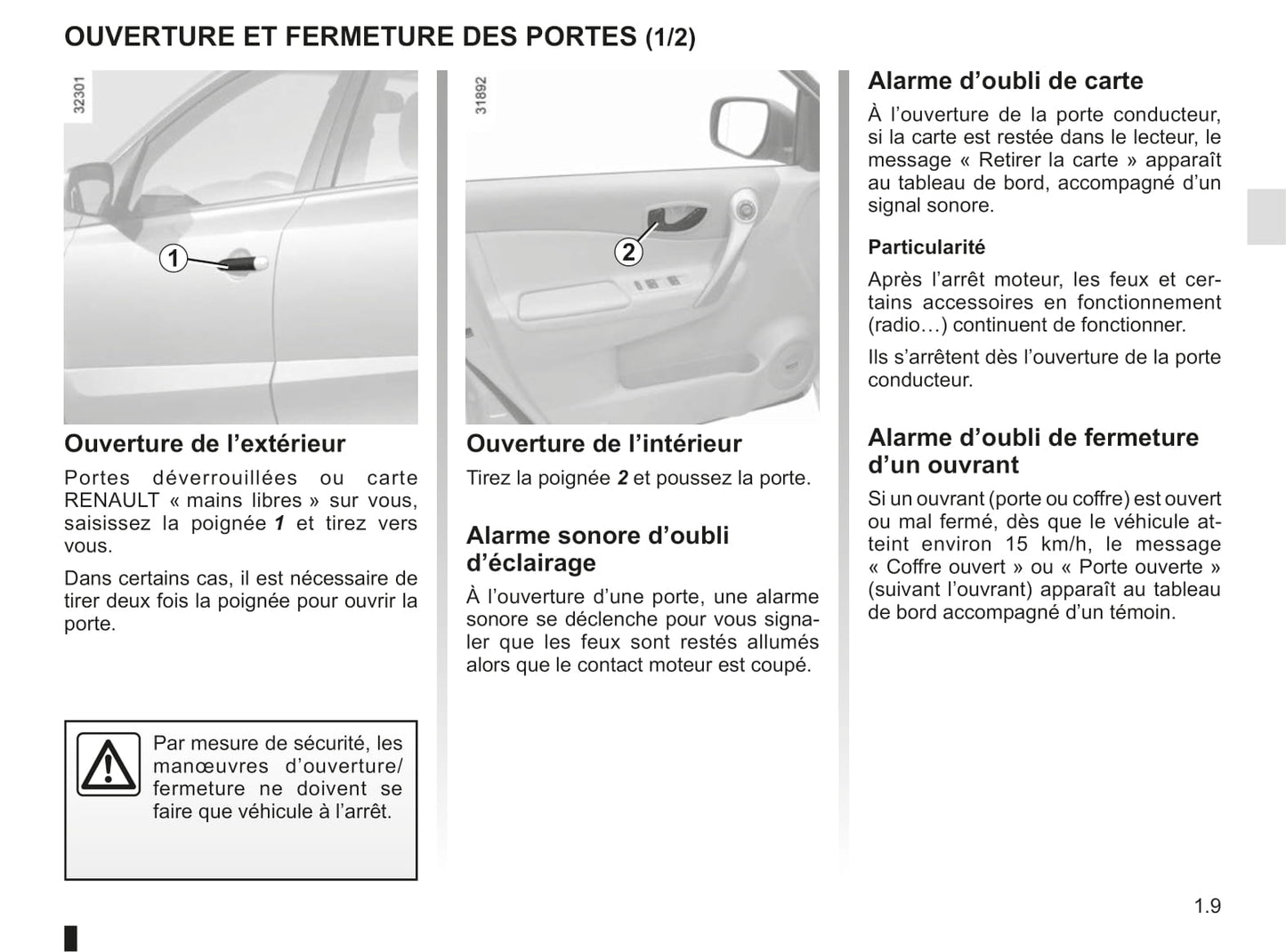 2013-2016 Renault Koleos Manuel du propriétaire | Français