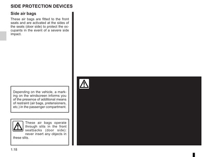 2011-2012 Renault Wind Owner's Manual | Italian