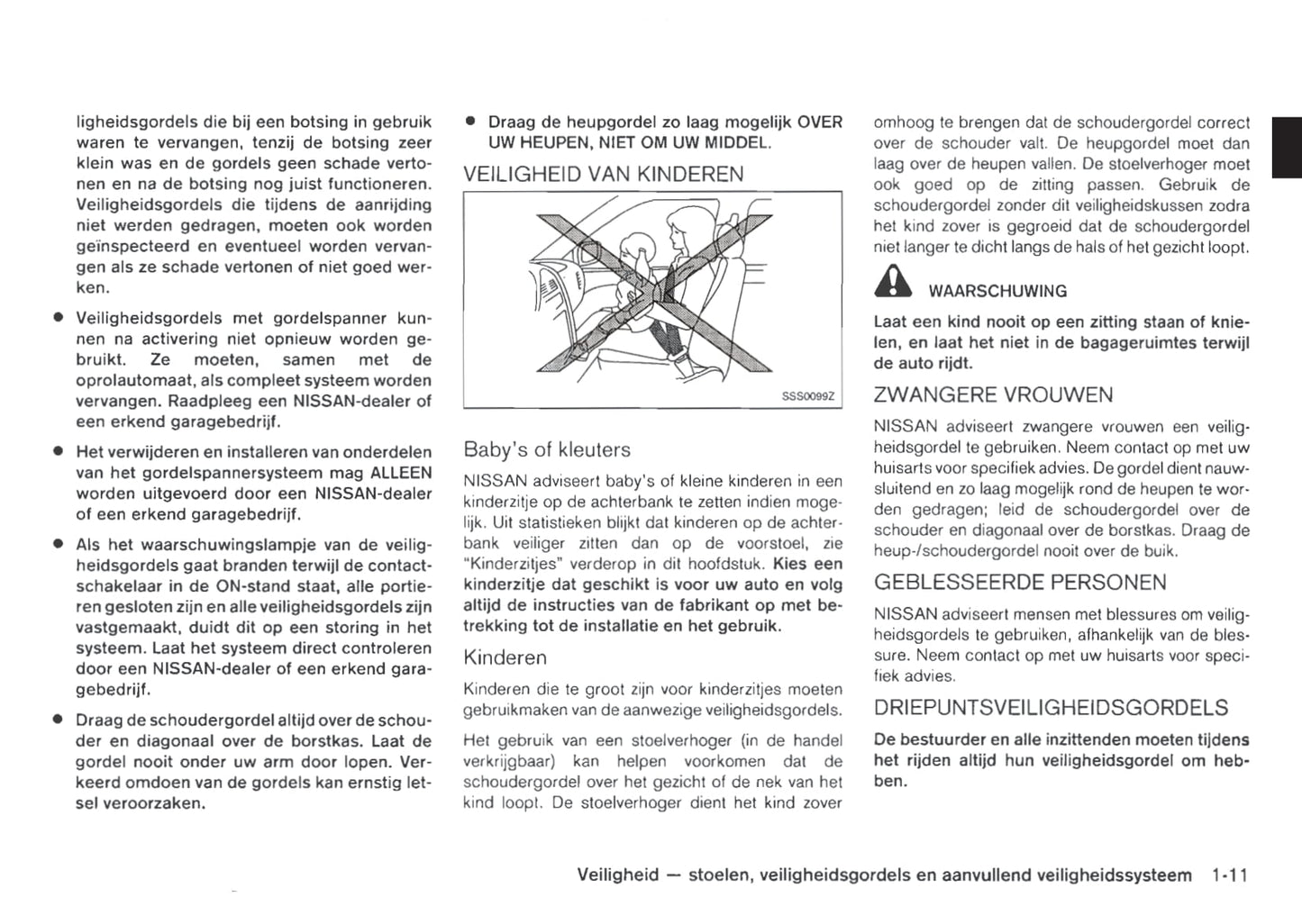 2011-2012 Nissan Pathfinder Owner's Manual | Dutch