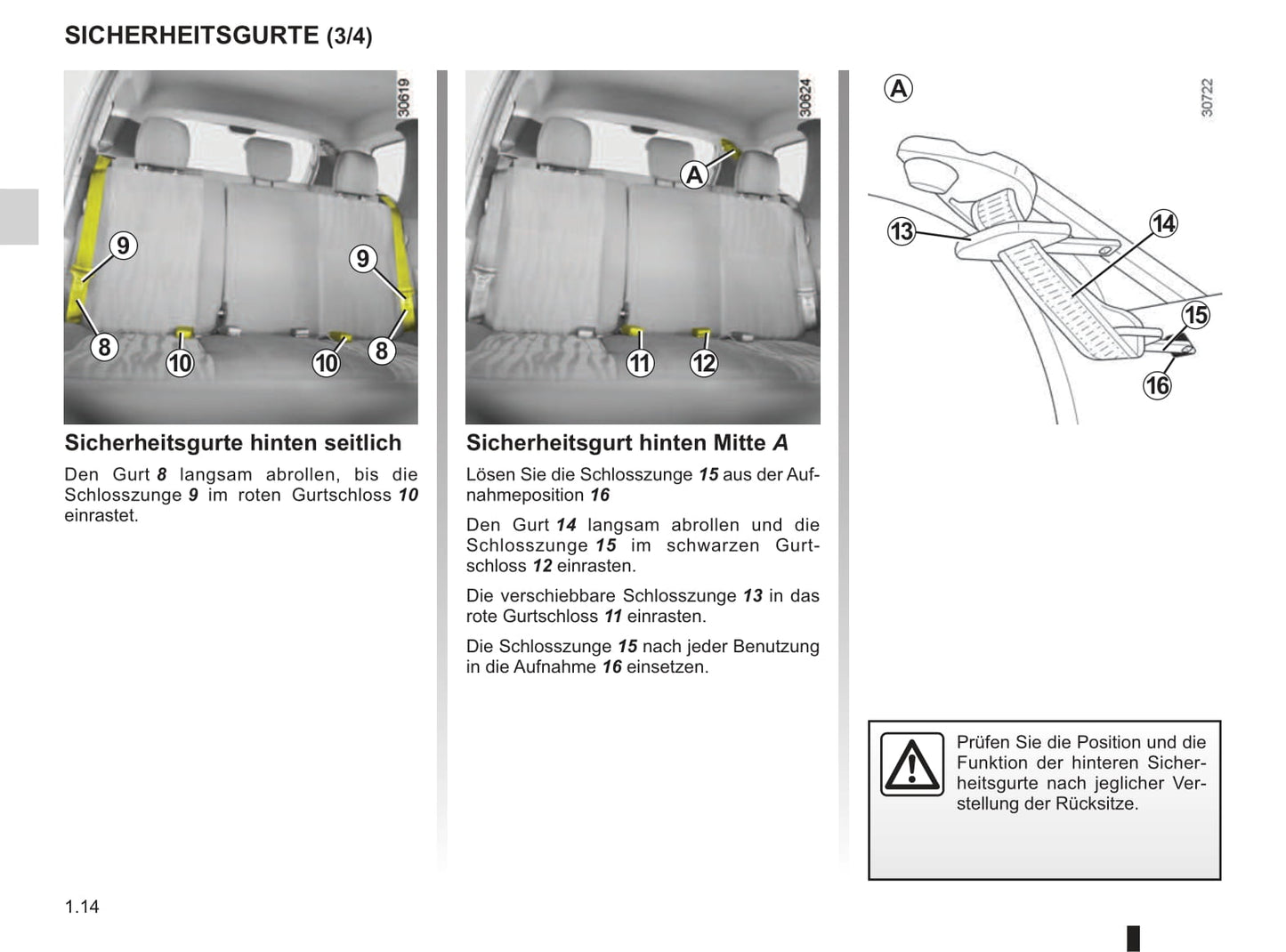 2010-2014 Dacia Duster Manuel du propriétaire | Allemand