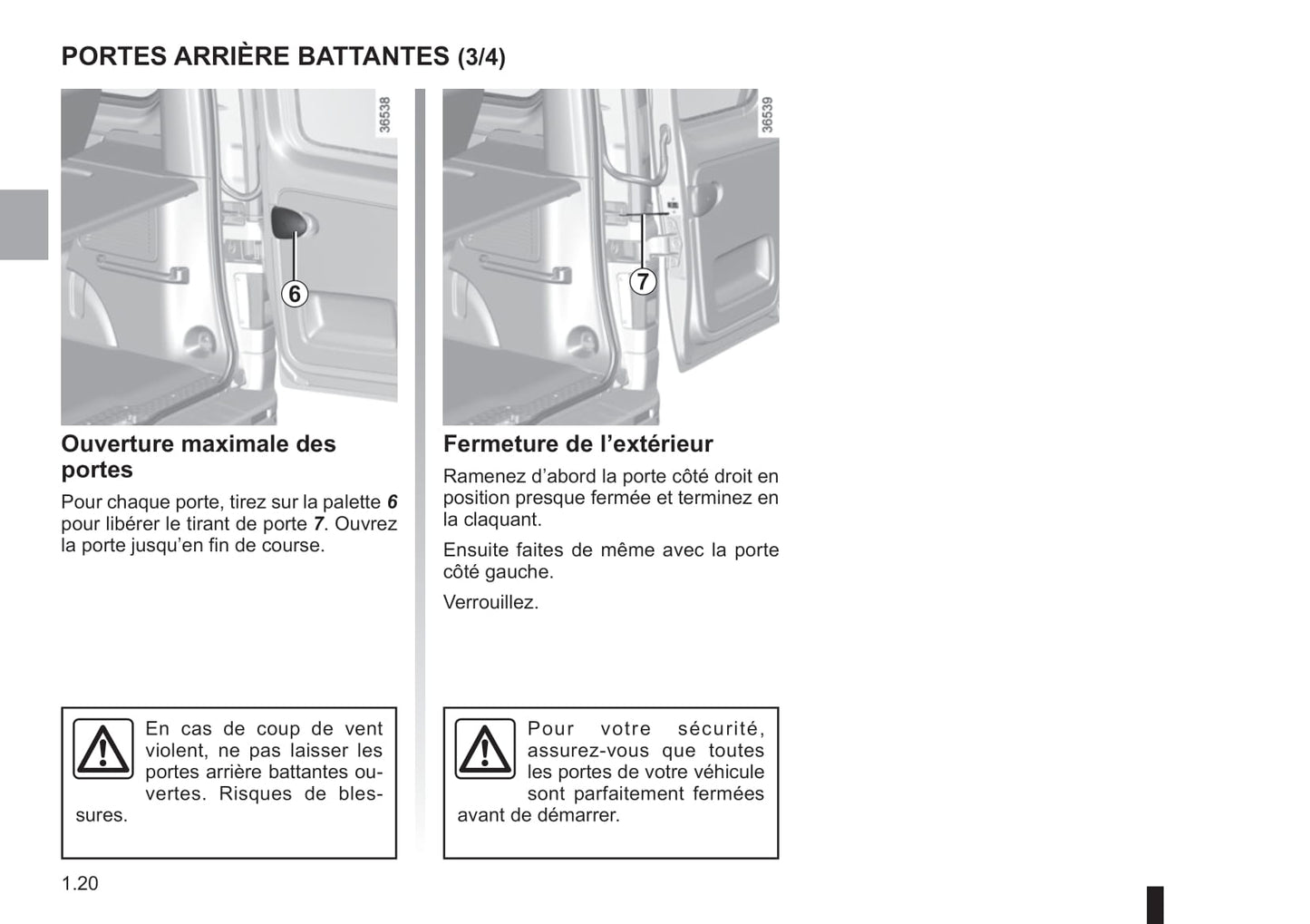 2014-2019 Renault Trafic Manuel du propriétaire | Français