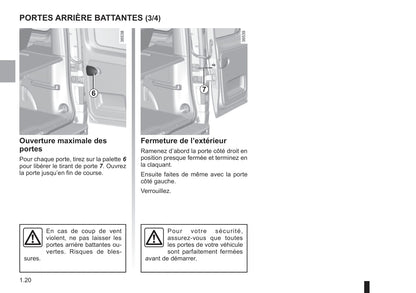 2014-2019 Renault Trafic Manuel du propriétaire | Français