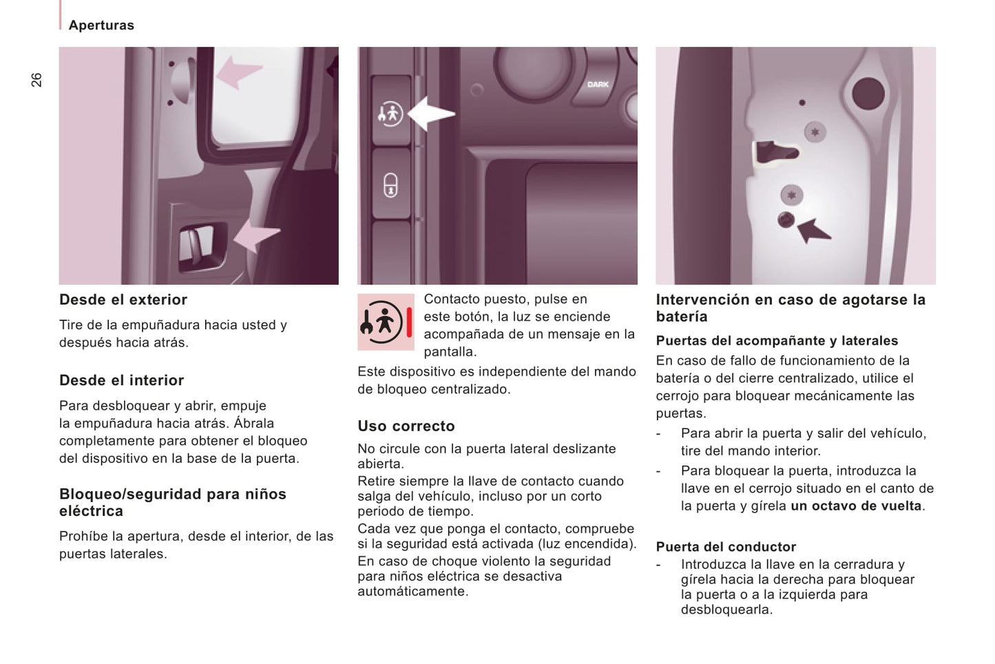 2013-2014 Peugeot Expert Tepee Manuel du propriétaire | Espagnol