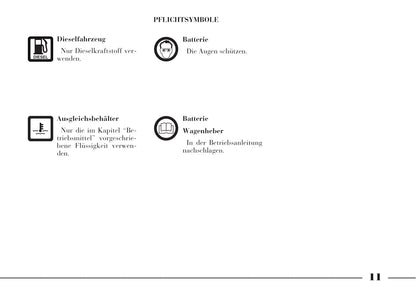 2001-2005 Lancia Lybra Owner's Manual | German