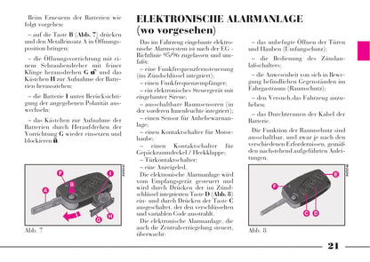 2001-2005 Lancia Lybra Owner's Manual | German