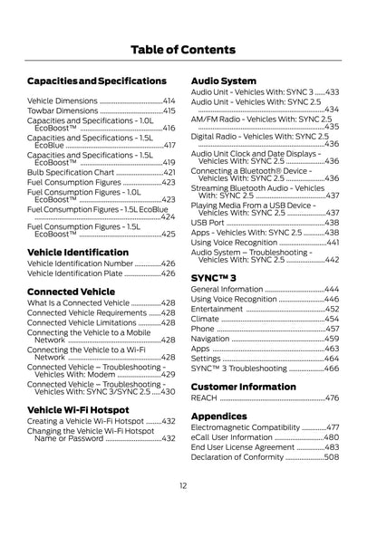 2020-2021 Ford Puma Manuel du propriétaire | Anglais