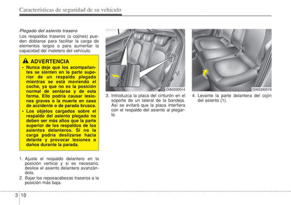 2014-2015 Hyundai i10 Bedienungsanleitung | Spanisch