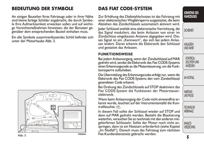 2011-2012 Fiat Panda Owner's Manual | German