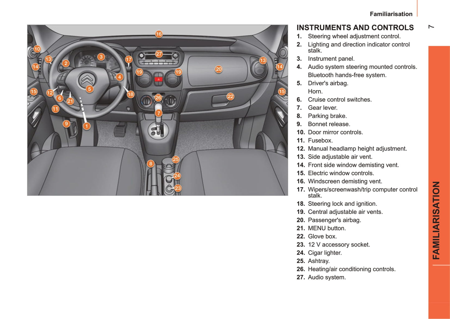 2011-2013 Citroën Nemo Gebruikershandleiding | Engels