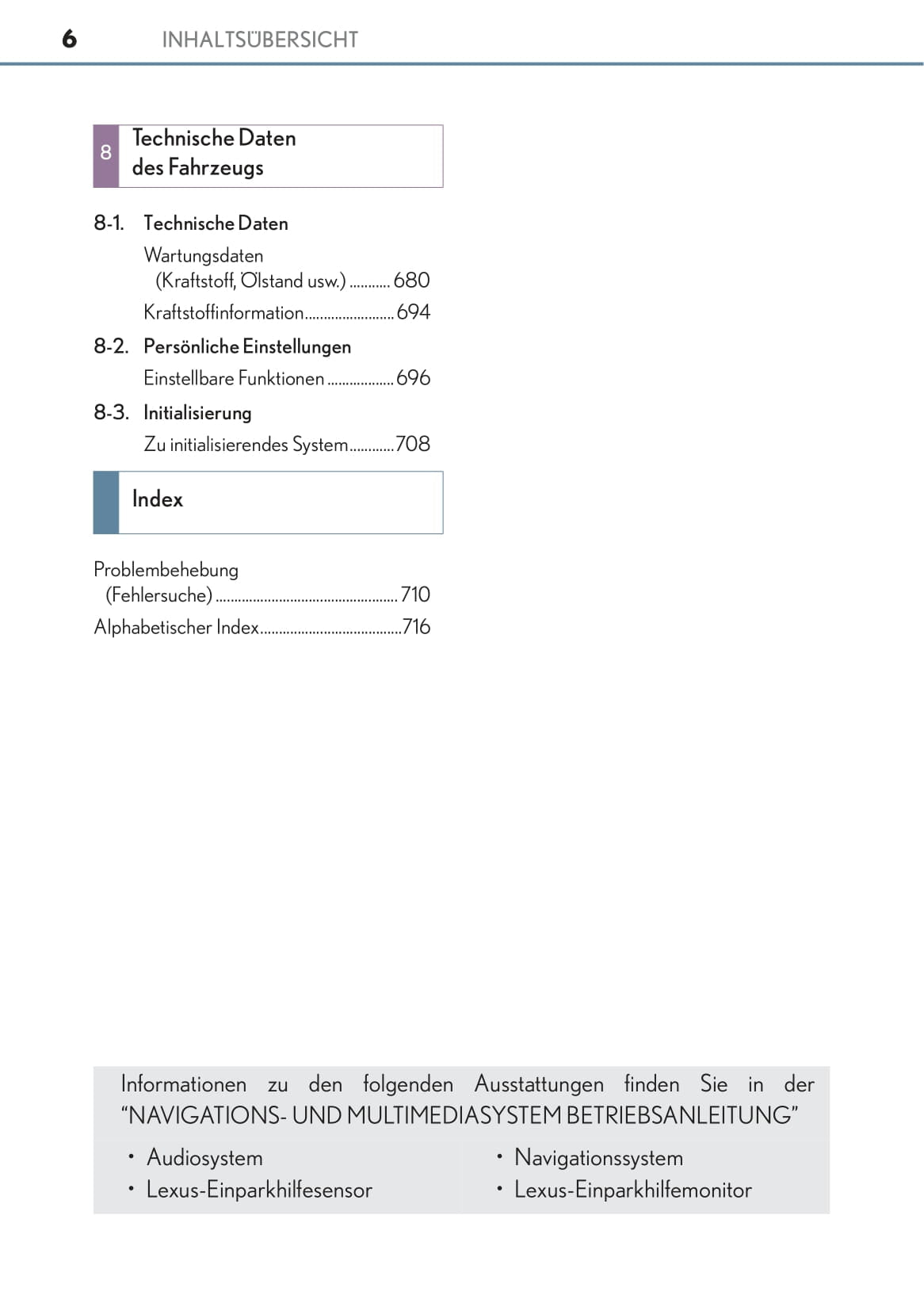 2014-2015 Lexus GS 300h/GS 450h Owner's Manual | German