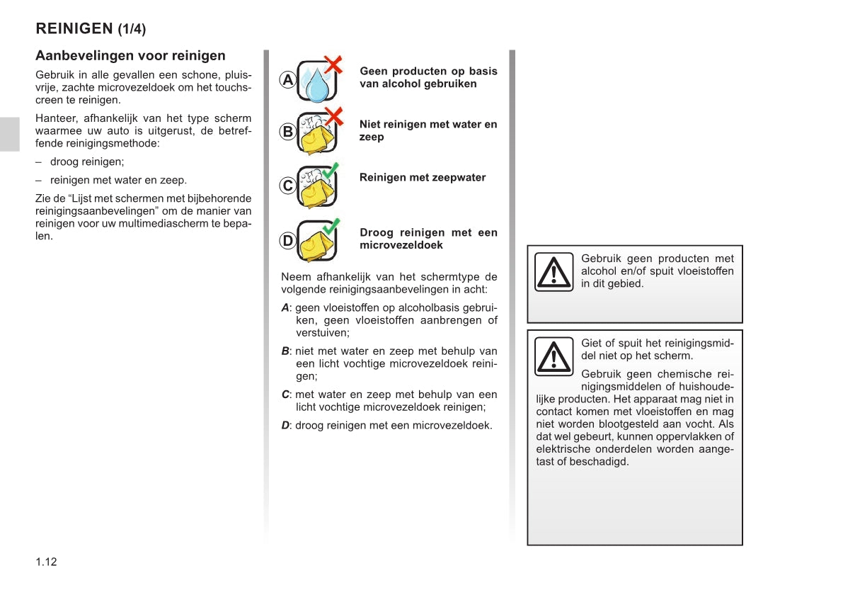 Renault Easy Connect - Multimediasysteen Easy Link-Systeem Handleiding 12/2020