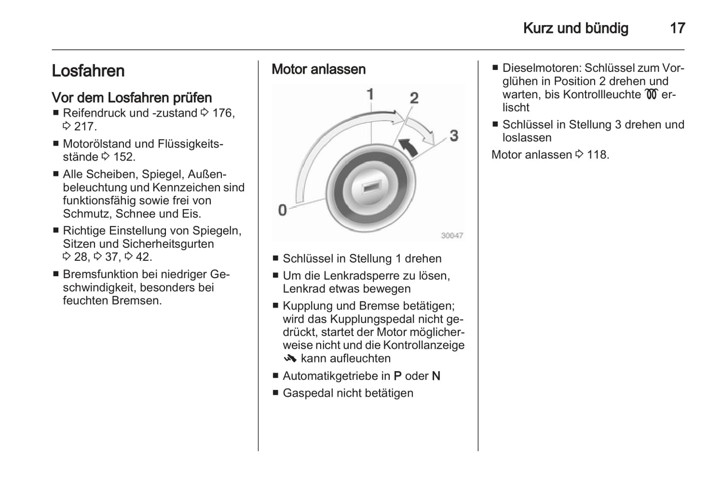 2013 Opel Corsa Bedienungsanleitung | Deutsch