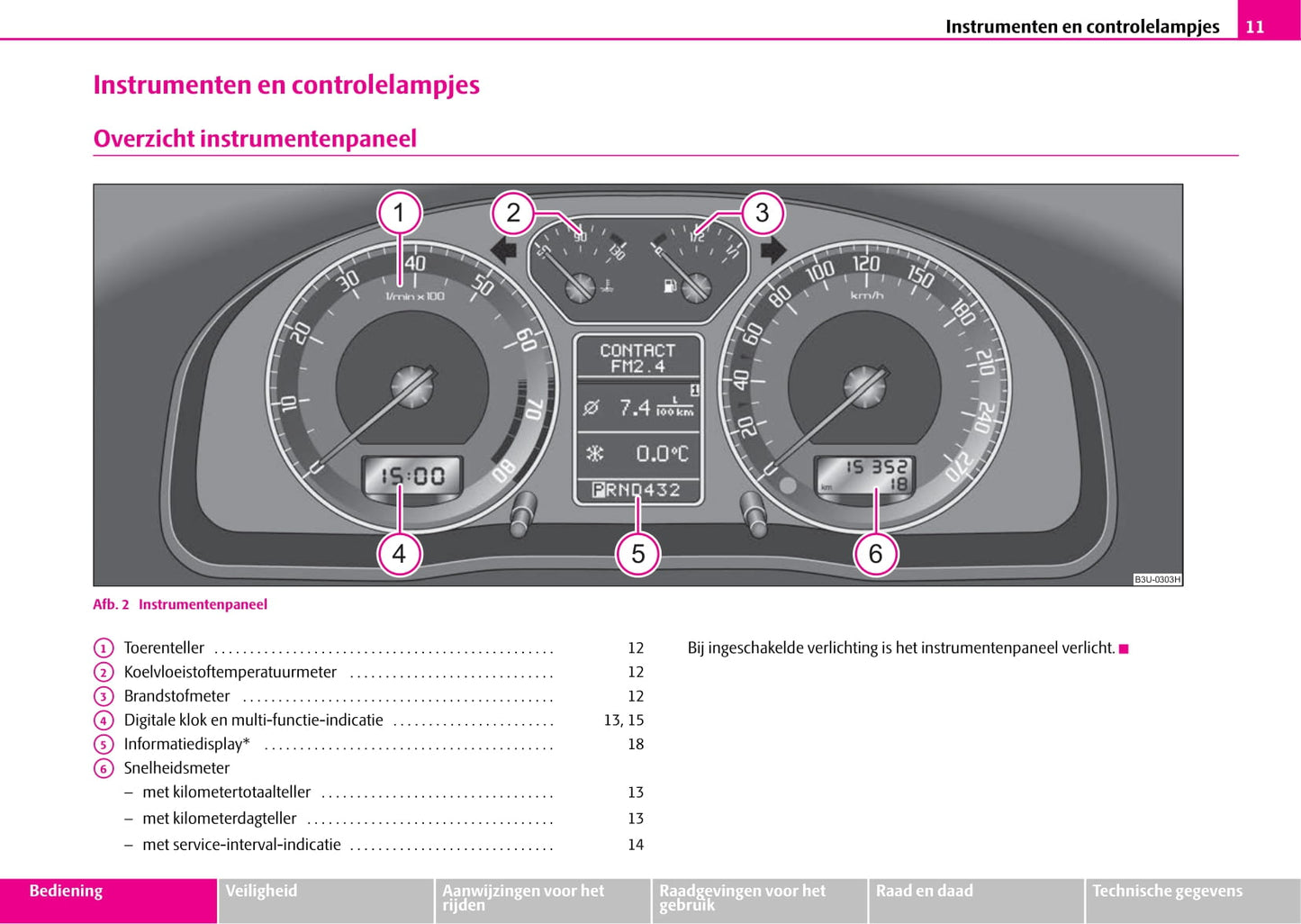 2007-2008 Skoda Superb Owner's Manual | Dutch